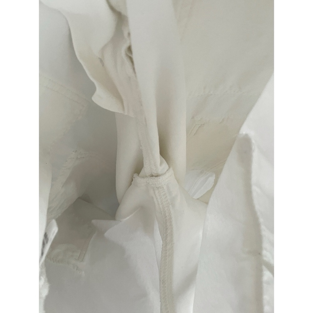 TALULAH Women's 100% Cotton White Cargo Pants, Large - Picture 10 of 12